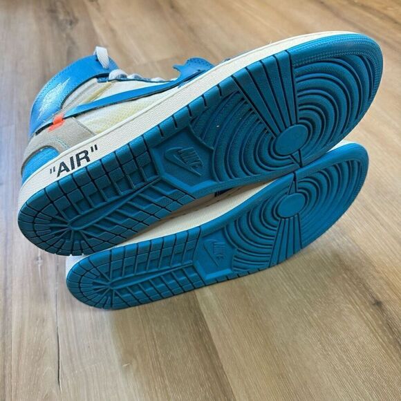 Jordan Off White x Jordan 1 Retro High OG UNC 2018 Size Men’s 12 AQ0818-148 main image 6